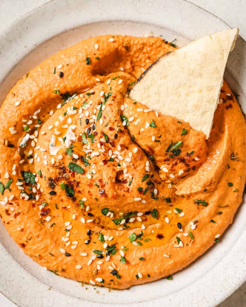 Roasted Red Pepper Hummus